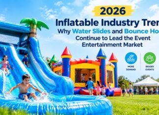 2026 Inflatable Industry Trends: Why Water Slides and Bounce Houses Continue to Lead the Event Entertainment Market